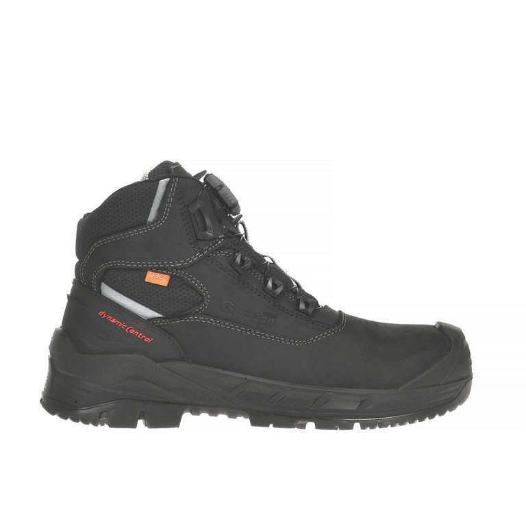 Sixton Brennero Boa Zwart Mid S3S Werkschoenen