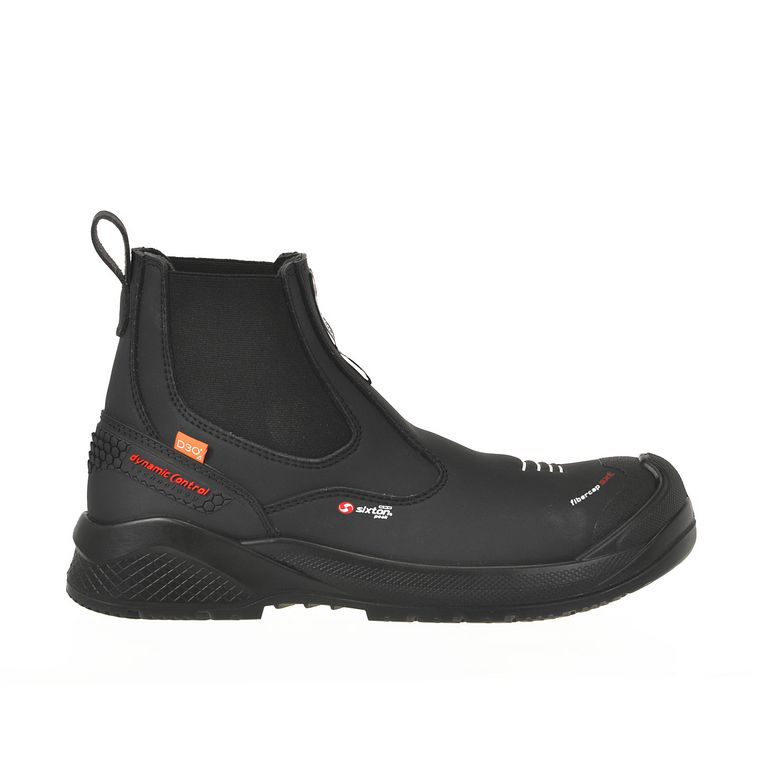 Sixton Forte Zwart Grijs Mid S3 Werkschoenen