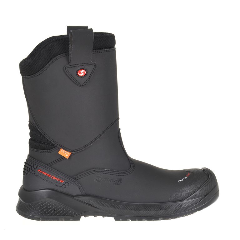 Sixton Rapido Zwart Grijs High S3 Veiligheidslaarzen