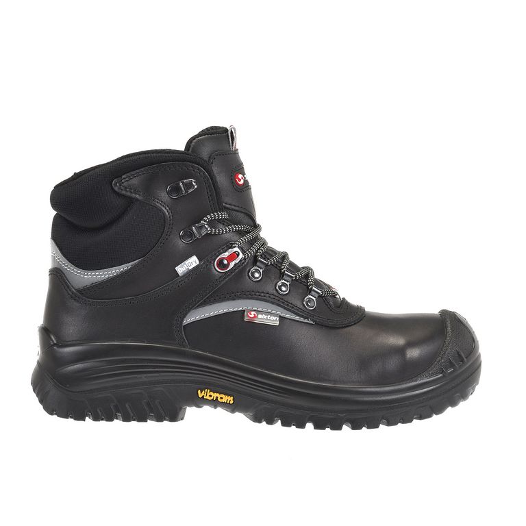 Sixton Eldorado Hdry Zwart Grijs Mid S3 Werkschoenen