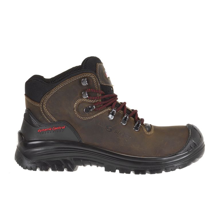 Sixton Corvara Bruin Zwart Mid S3 Werkschoenen
