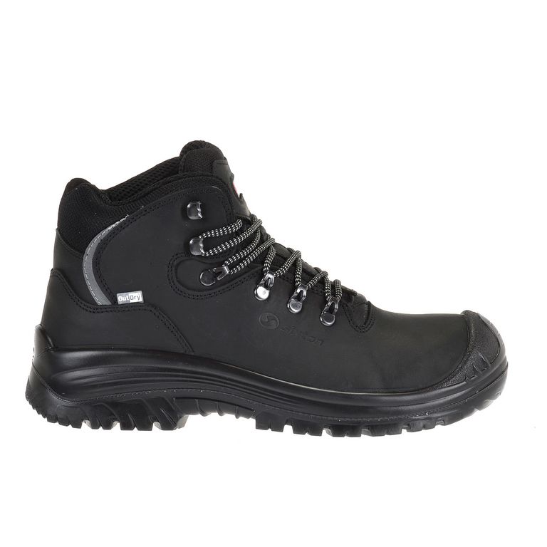 Sixton Corvara HDry Zwart Bruin Mid S3 Werkschoenen