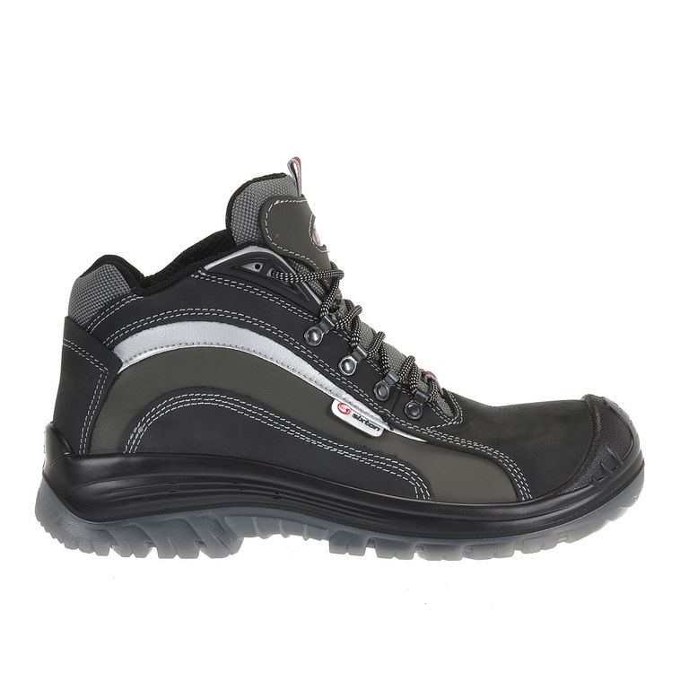Sixton Adamello Zwart Grijs Mid S3 Werkschoenen