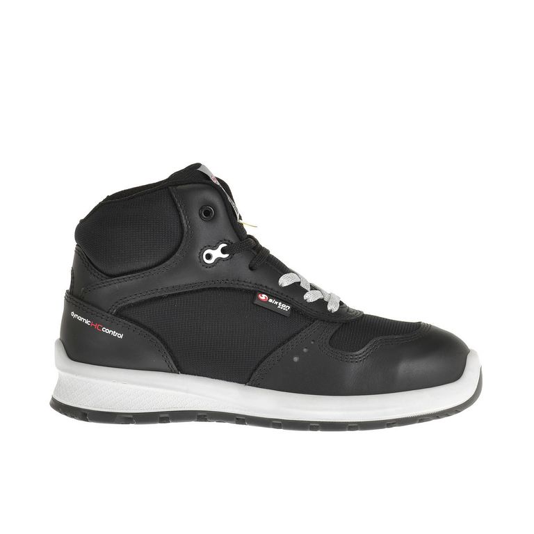 Sixton Windex High Zwart Wit Mid S3 Werkschoenen