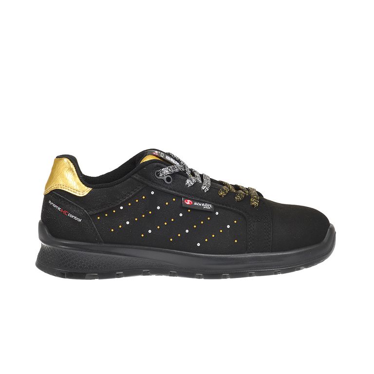 Sixton Boma Zwart Goud Low S3 Werkschoenen