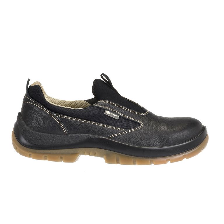 Sixton Lugano Zwart Beige Low S3 Werkschoenen