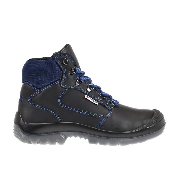 Sixton Illinois Zwart Blauw Mid S3 Werkschoenen