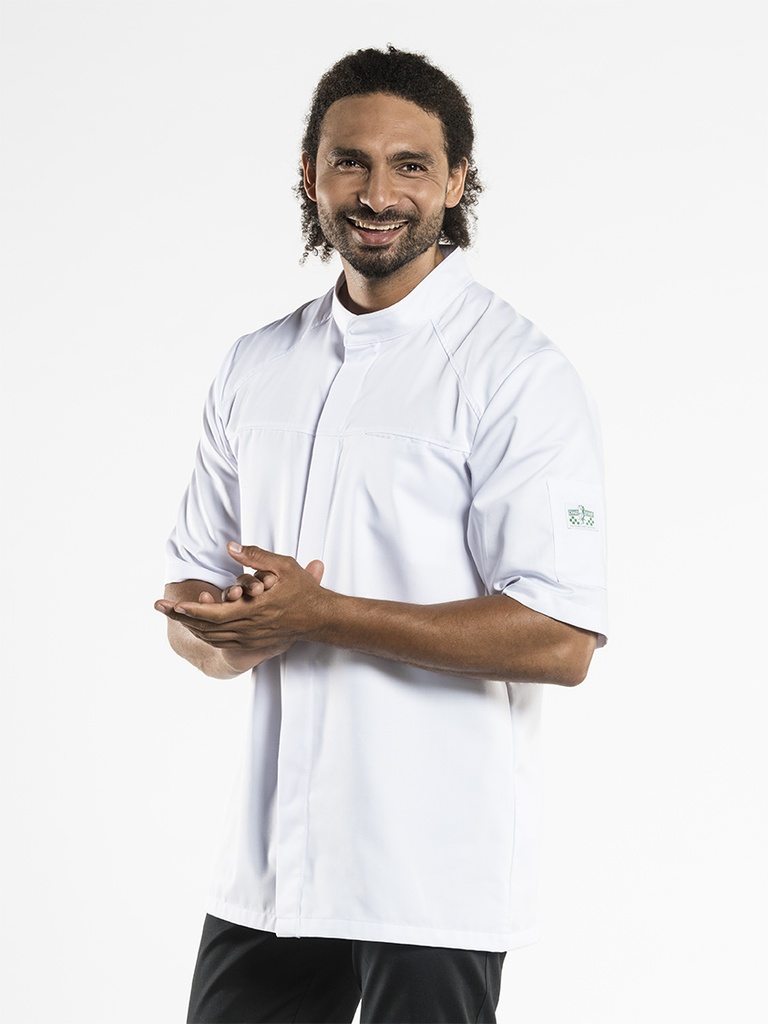 Chaud Devant Salerno RPB White Short Sleeve Chef Jacket