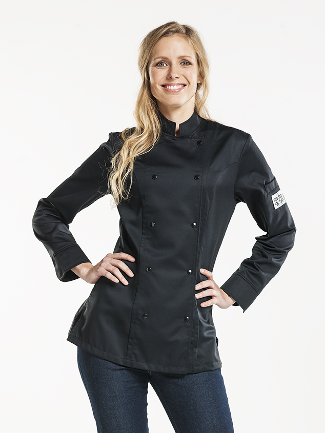 Chaud Devant Lady Comfort Black Chef Jacket