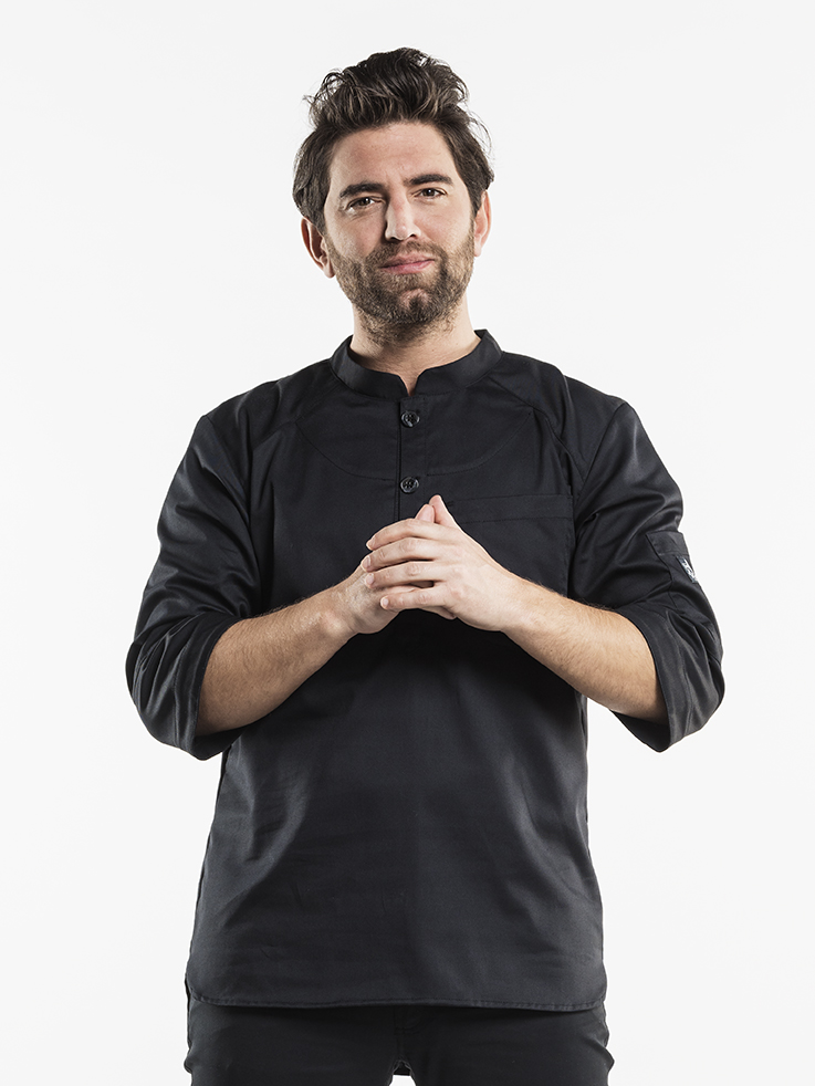 Chaud Devant Bujutsu Black Chef Jacket