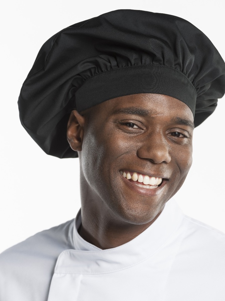 Chaud Devant Chef Hat Nero Headwear