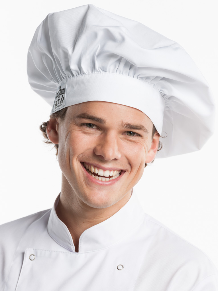 Chaud Devant Chef Hat Bianco Headwear