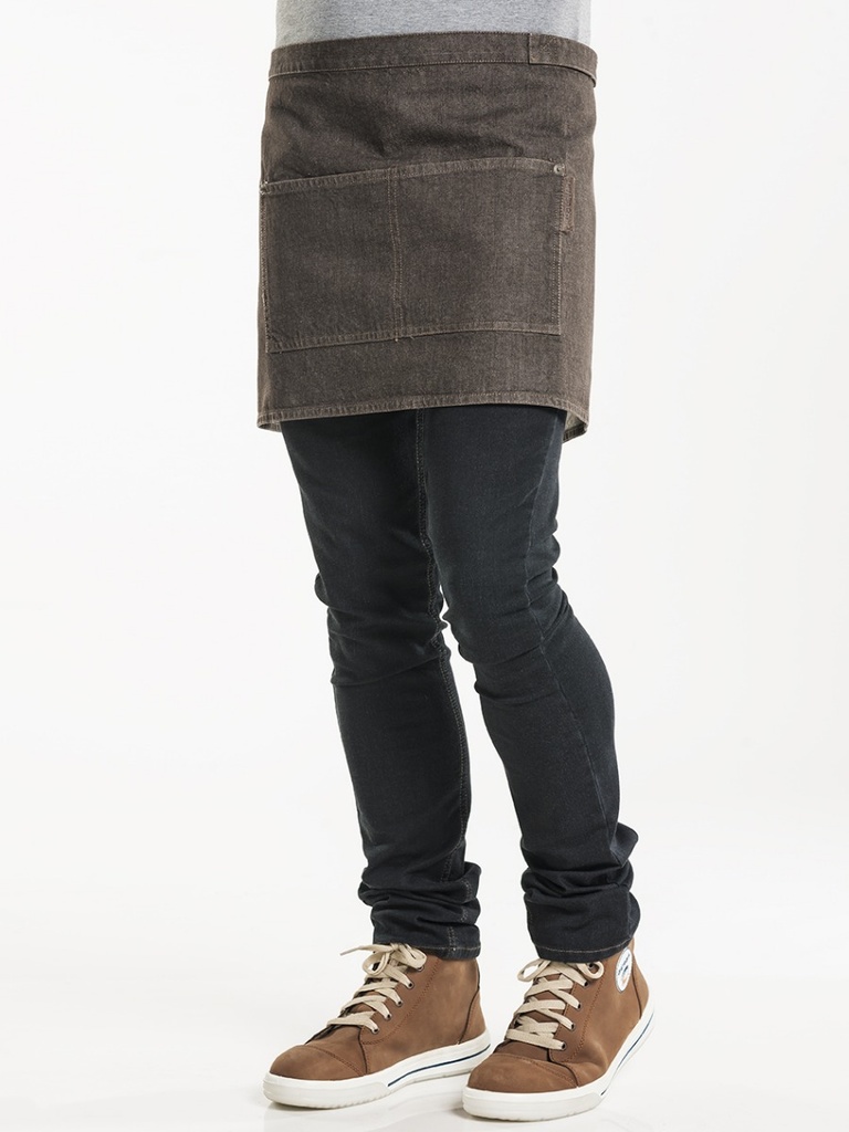 Chaud Devant Base Brown Denim Apron
