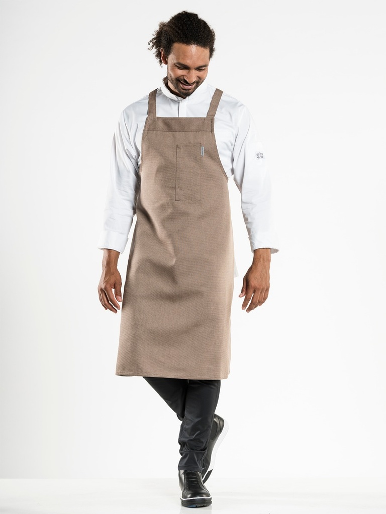 Chaud Devant Nordic Cross Clay Bib Apron