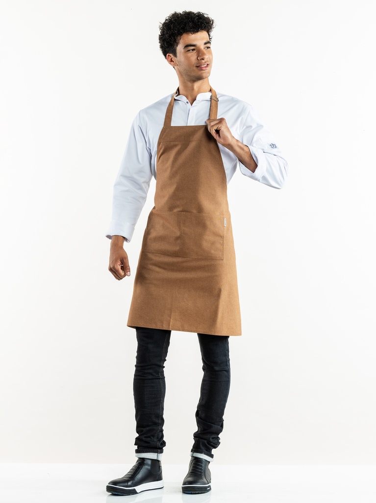 Chaud Devant Base Chestnut Bib Apron