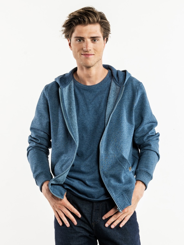 Chaud Devant Comodo Blue Melee Hoodie