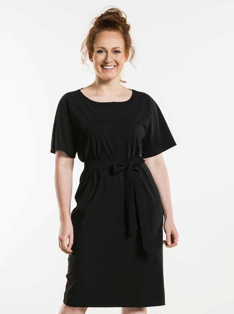 Chaud Devant Fennel Black Dress