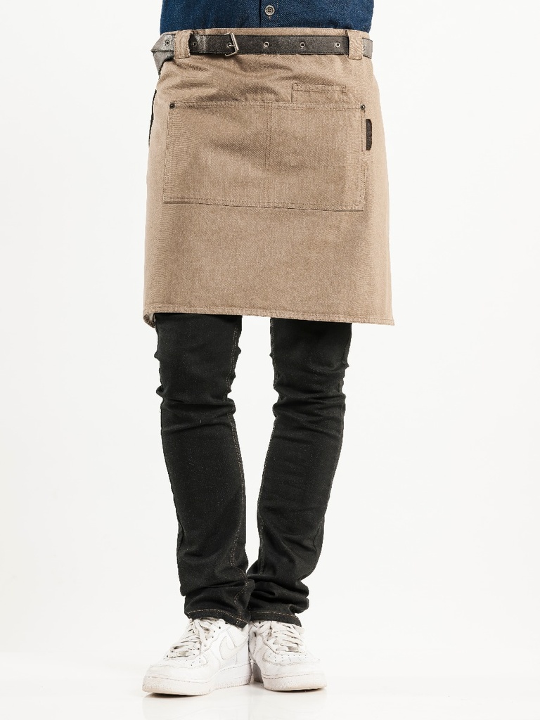 Chaud Devant Forene Mud Denim Apron