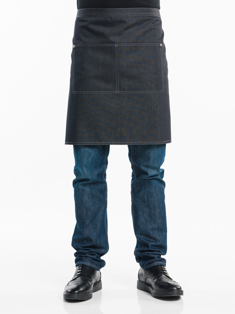 Chaud Devant Black Denim Apron