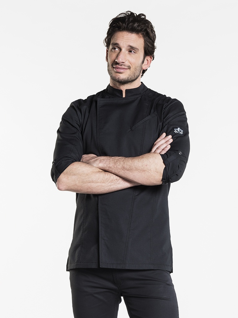 Chaud Devant Biker SFX Black Chef Jacket