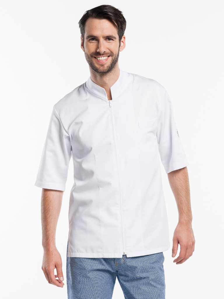 Chaud Devant Monza White Short Sleeve Chef Jacket