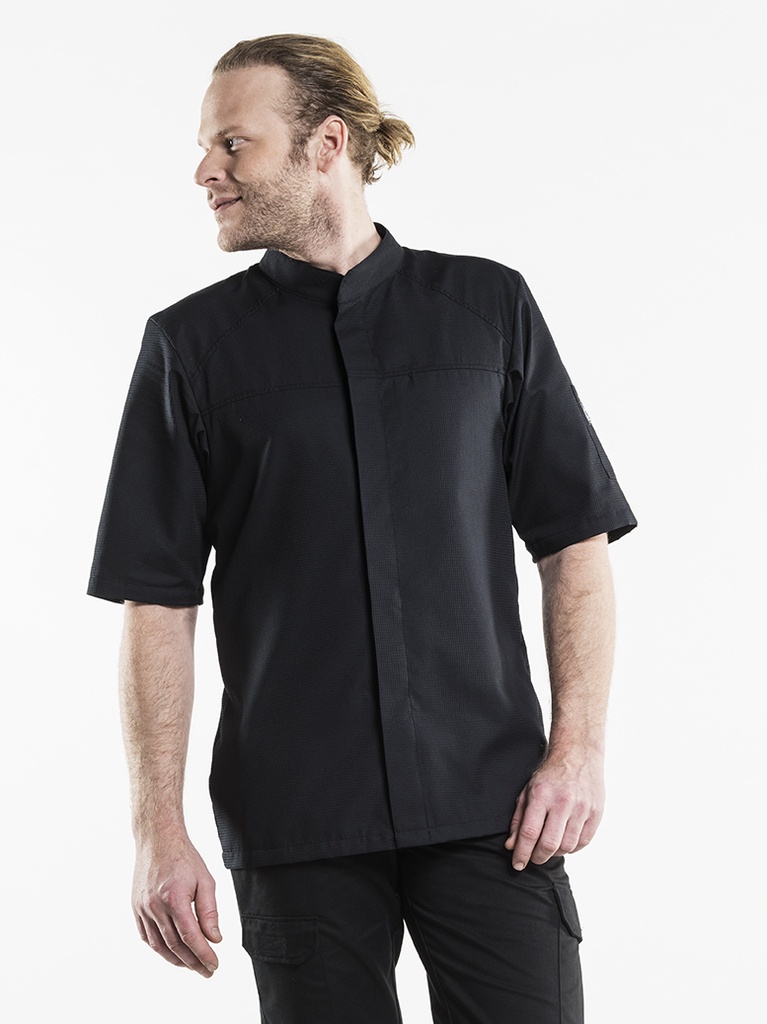Chaud Devant Salerno SFX Black Short Sleeve Chef Jacket