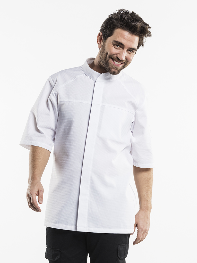 Chaud Devant Salerno SFX White Short Sleeve Chef Jacket