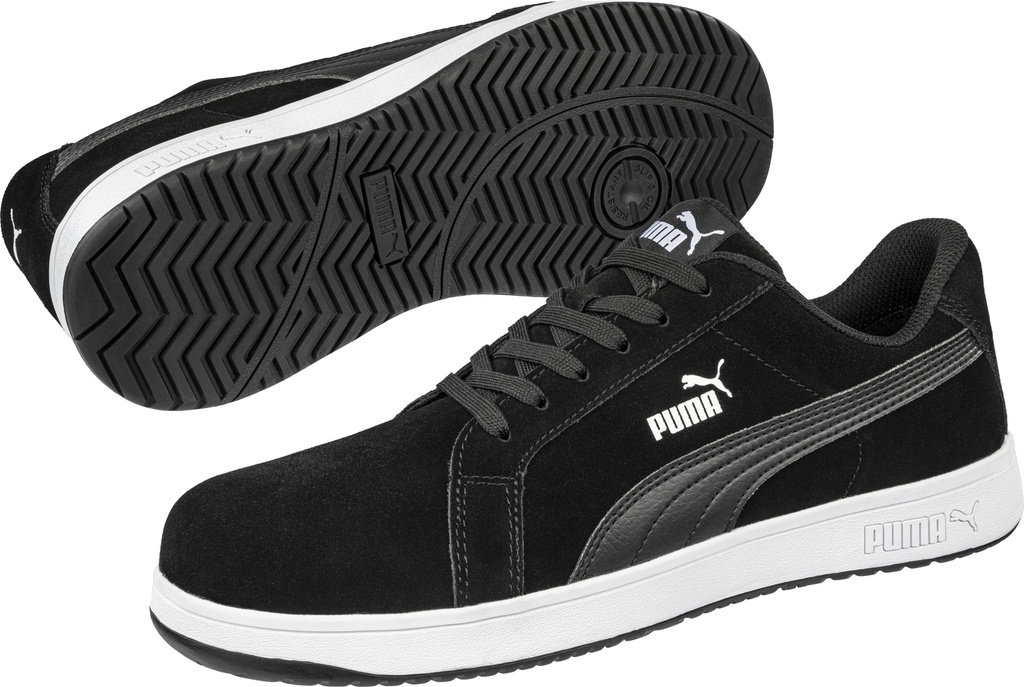 Puma 640010 Iconic Suede Black Low S1PL Werkschoenen