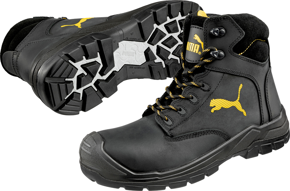 Puma 630411 Borneo Black Mid S3 Werkschoenen