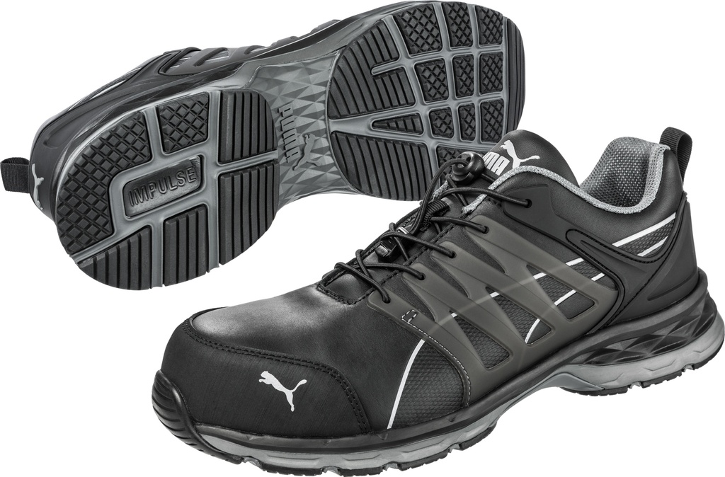 Puma 643840 Velocity 20 Black Low S3 Werkschoenen