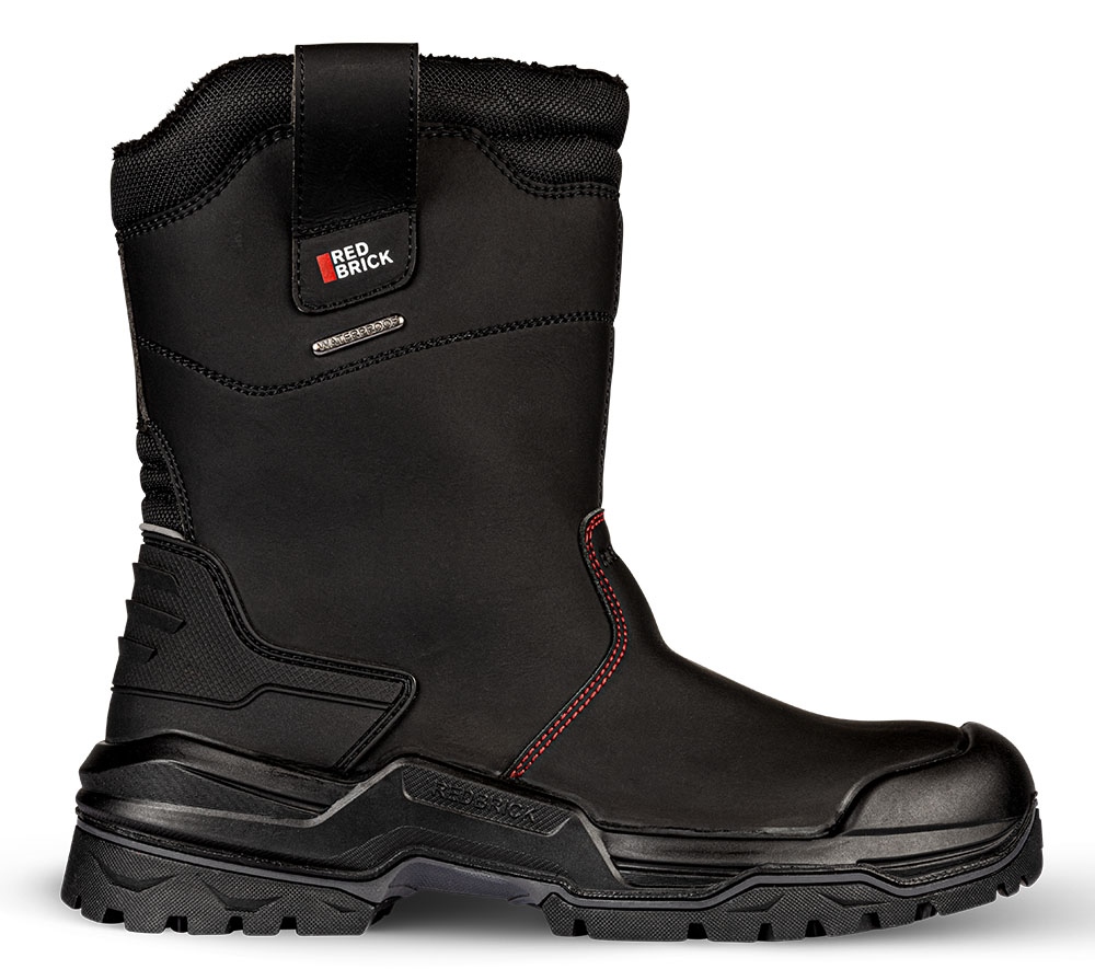Redbrick Pulse Boot Black + Wool S7S Werklaarzen