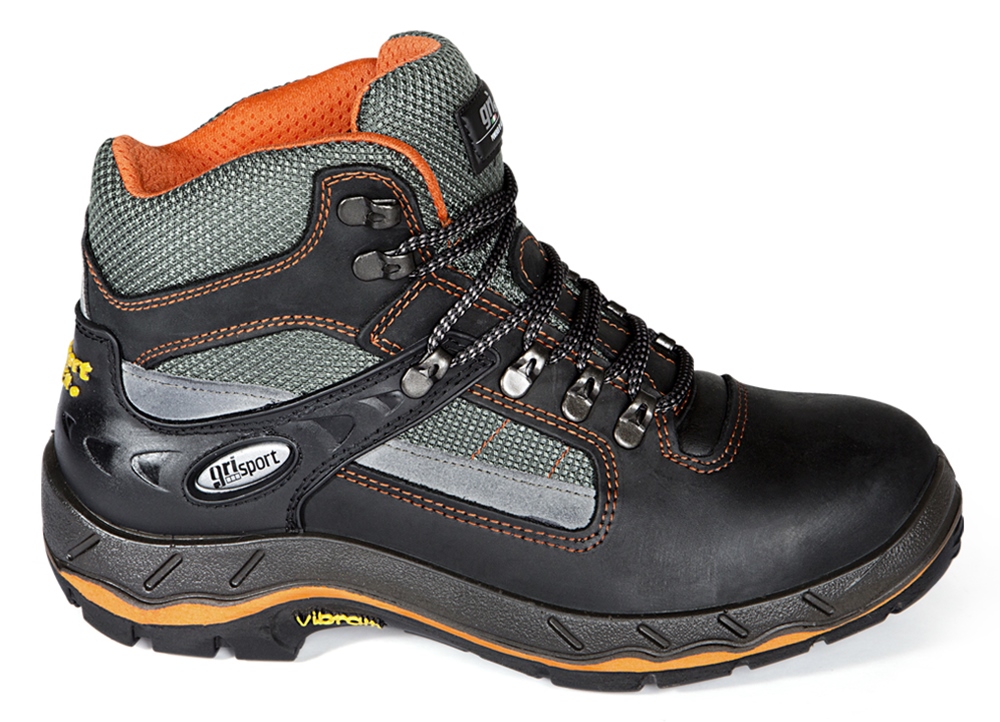 Grisport 71607 Zwart/Oranje Boot Werkschoenen