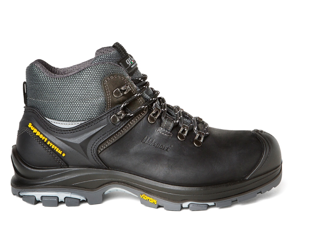 Grisport Sts Yucon Zwart-Grijs S3 Boot Werkschoenen