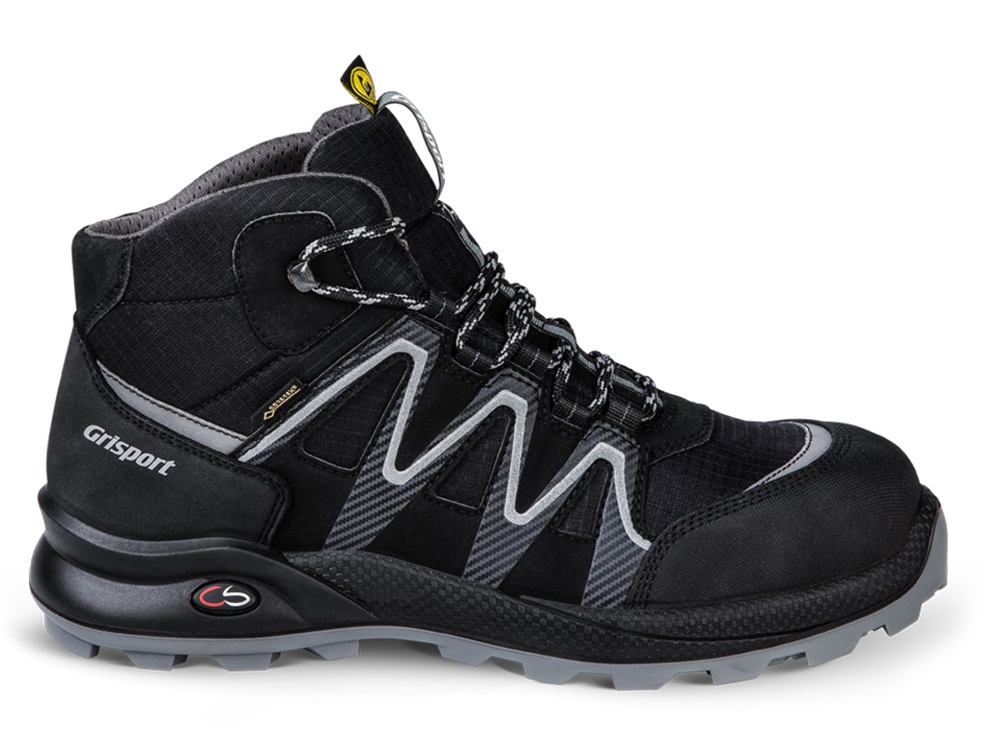 Grisport Cross Safety Mid Cut Gore-Tex S3 Black Grey Werkschoenen