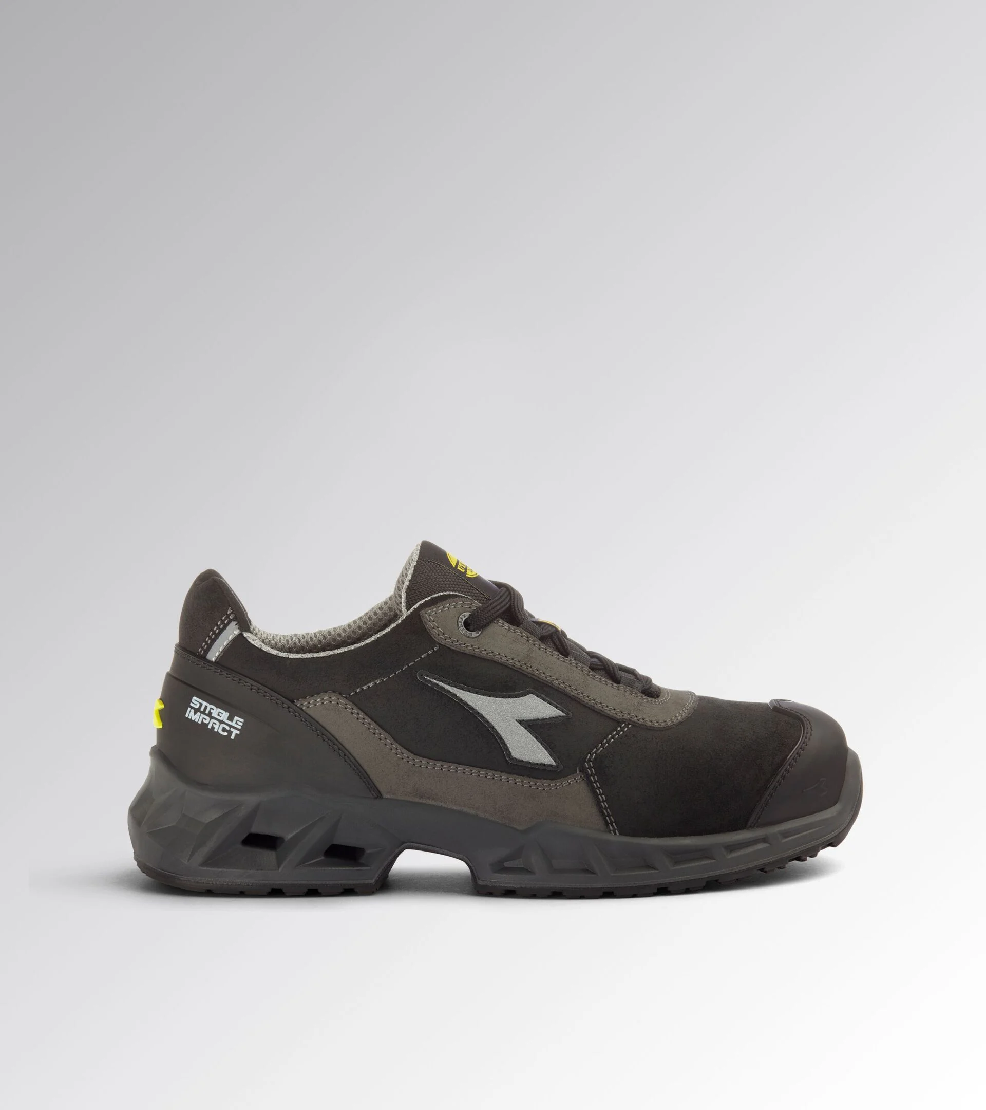 Diadora Shark Stab Imp Leat Low S3 Src Esd Black Shadow Werkschoenen