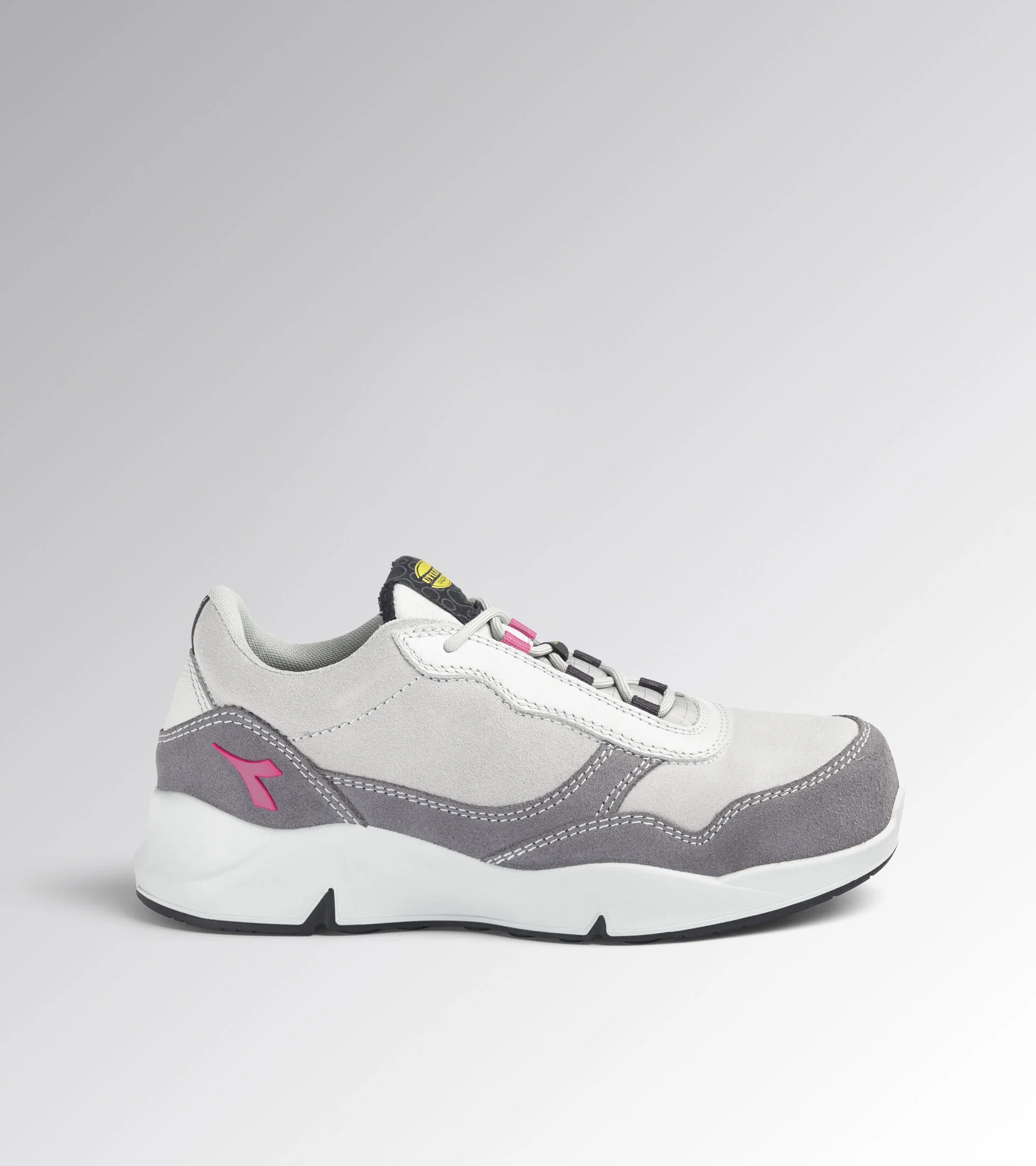 Diadora Athena Low S3L Fo Sr Esd Gray Violet Raspberry Werkschoenen