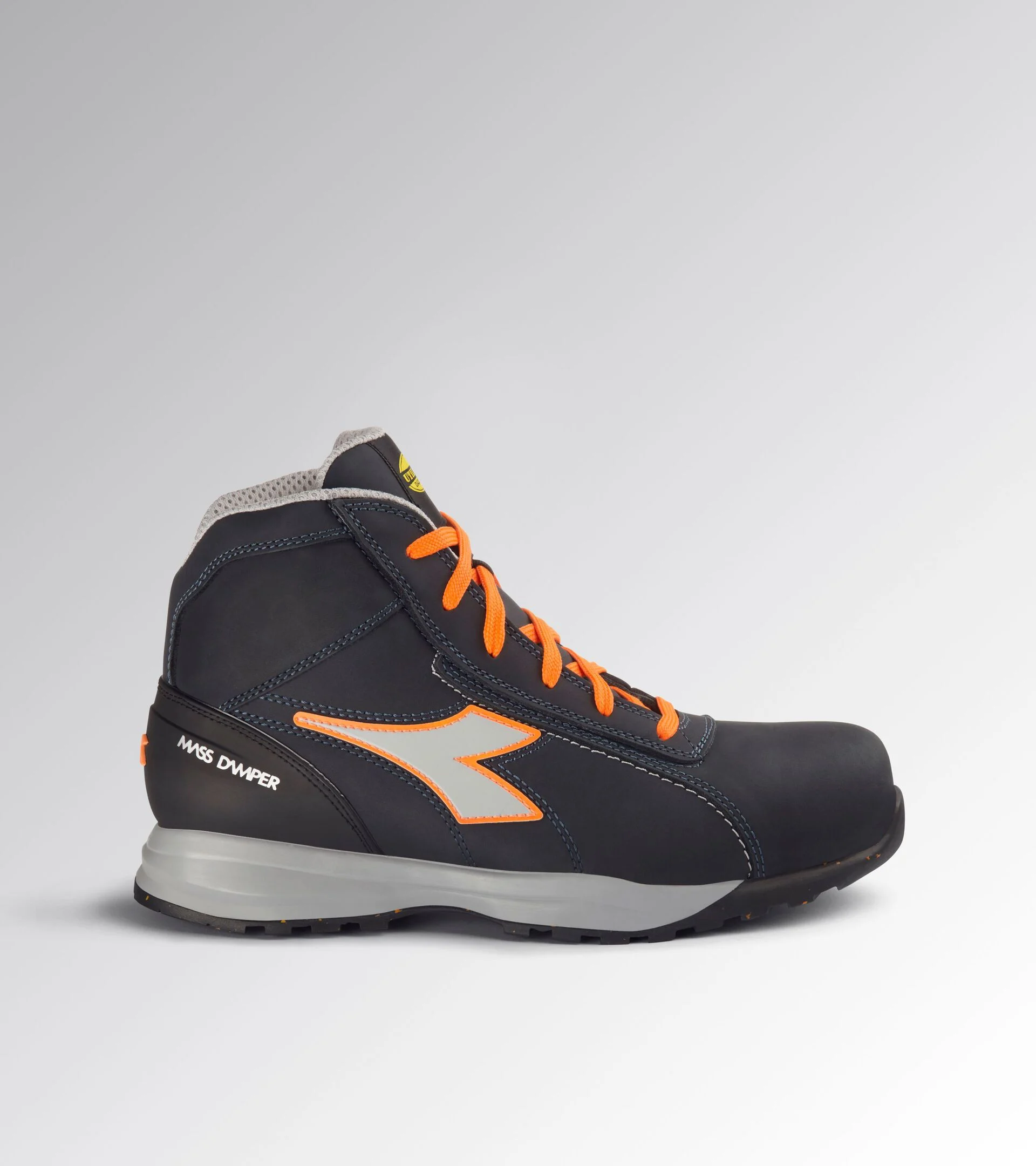 Diadora Glove Mds Mid S3S Fo Hro Sr Dark Navy Orange Fluo Werkschoenen