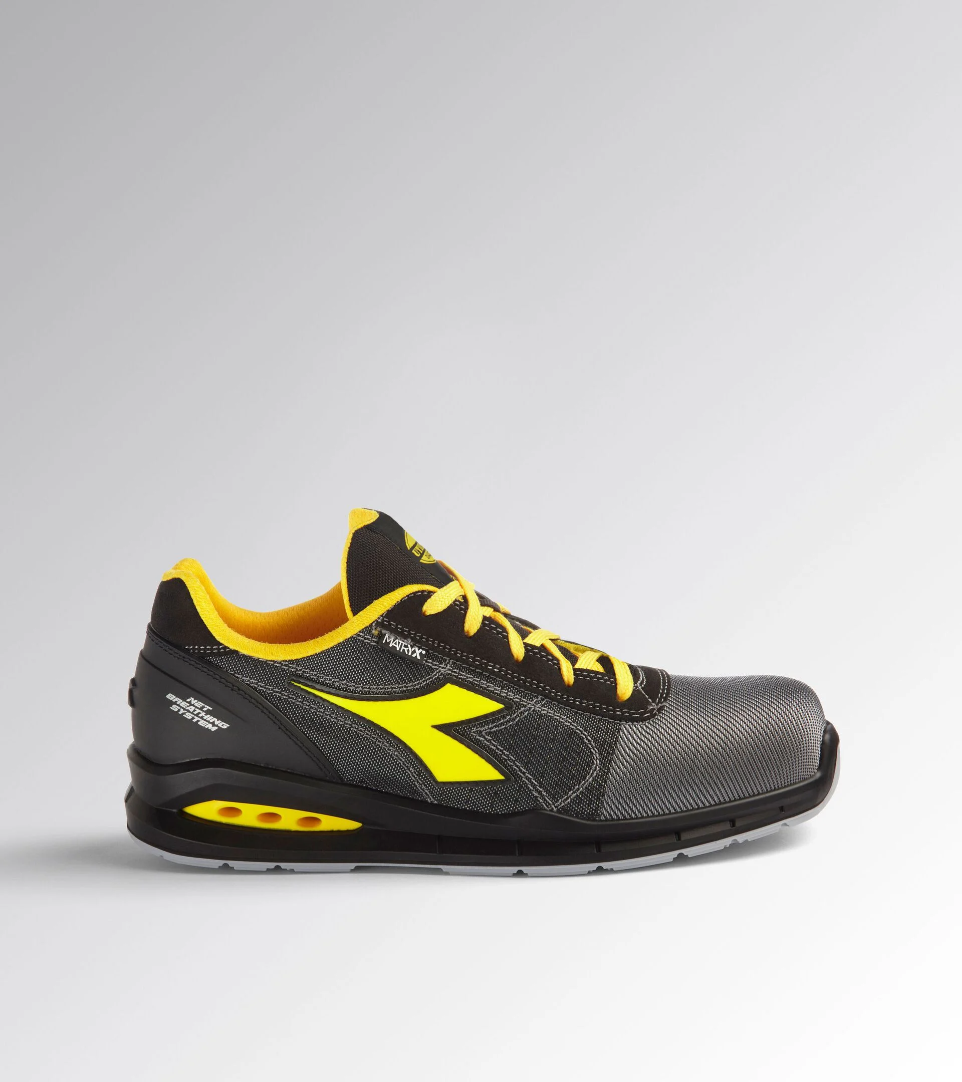 Diadora Run Net Ab Matryx Low S1Ps Fo Sr Wind Gray Black Werkschoenen