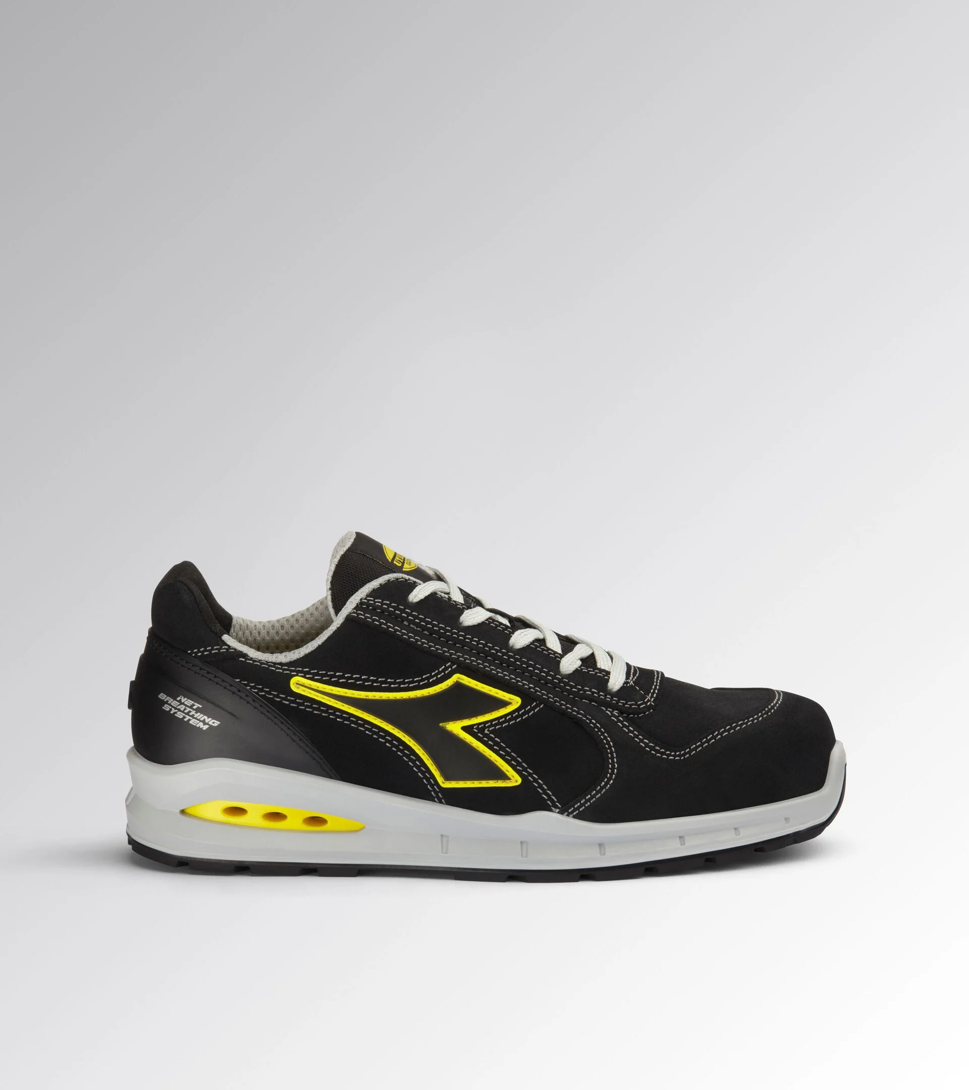 Diadora Run Net Ab Low S3S Fo Sr Black Black Werkschoenen