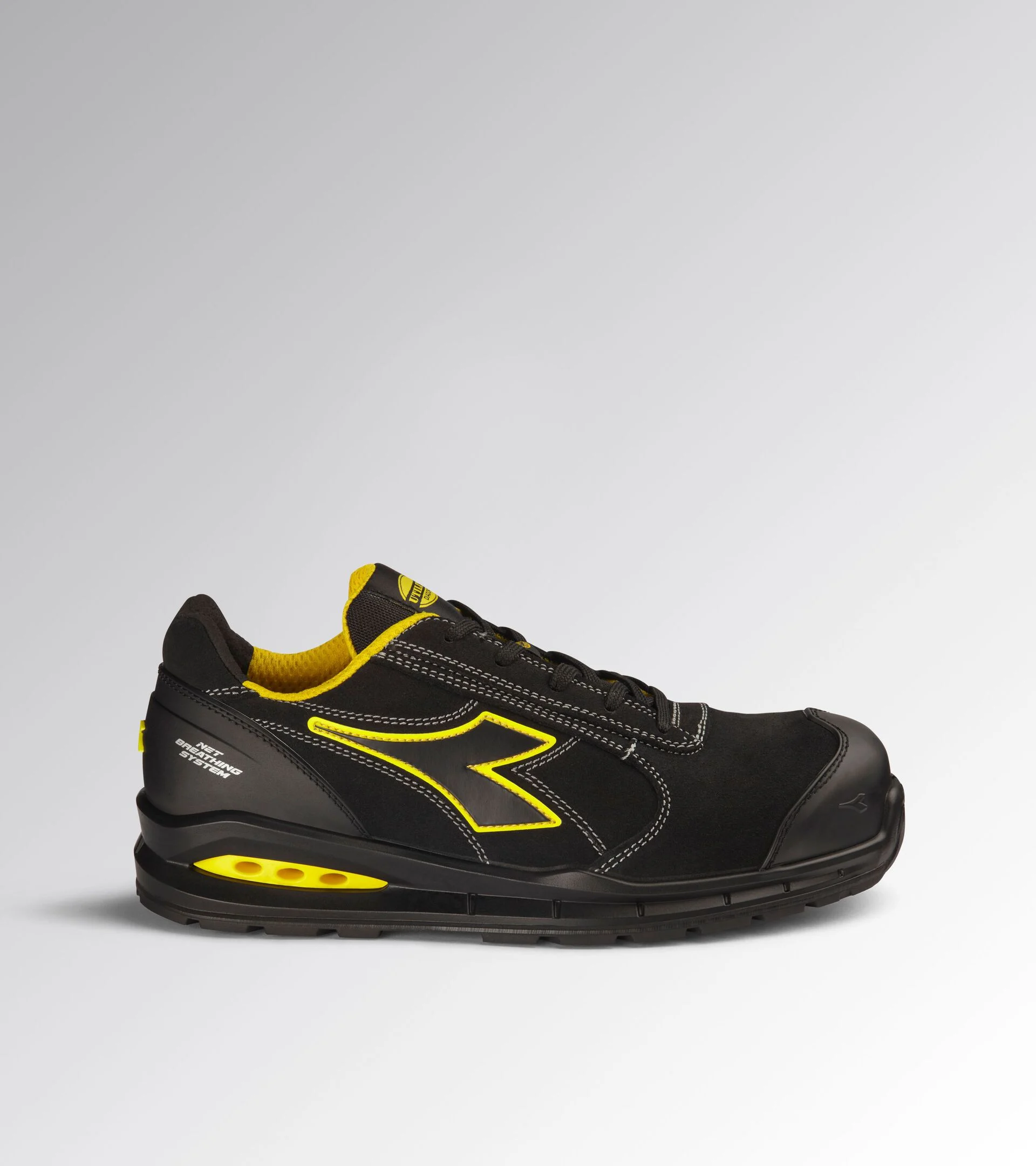Diadora Run Net Ab Mstr Low S3S Fo Sr Sc Esd Black Black Werkschoenen