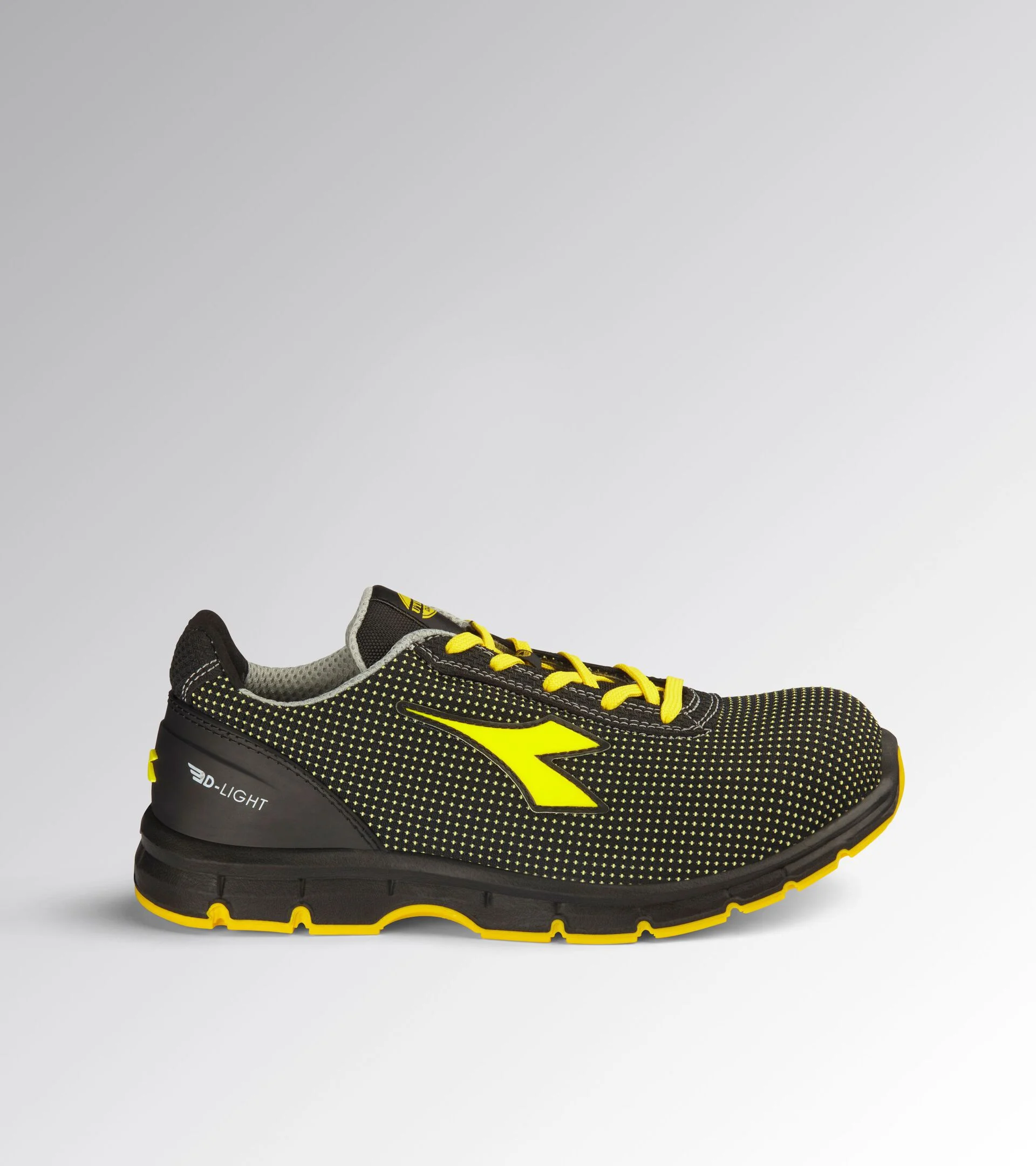 Diadora Run Atom Low S3S Fo Sr Esd Black Yellow Croms Werkschoenen