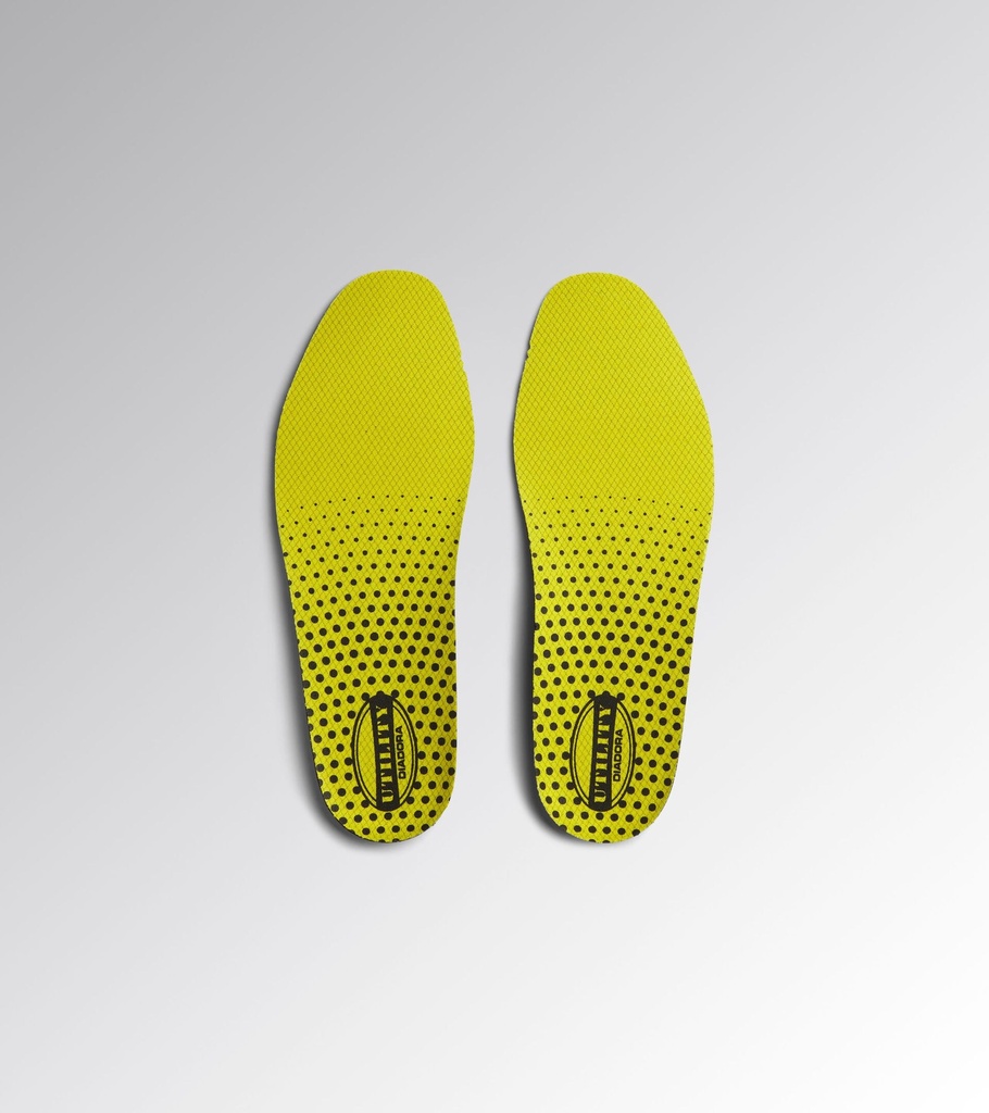 Diadora Insole Perf Pu Foam Rec Black Yellow Croms