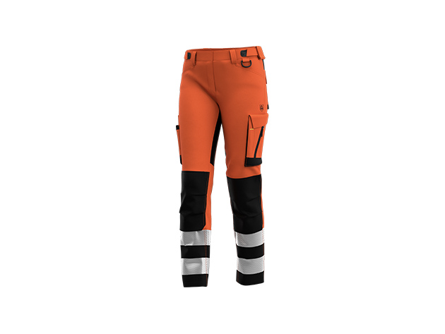 Safety Jogger Scuti Hv Trousers W Orange Black