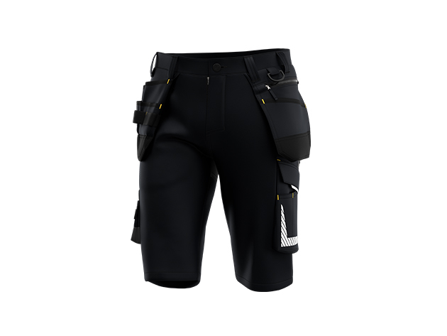 Safety Jogger Alkes Short Men Night Blue Dark Grey