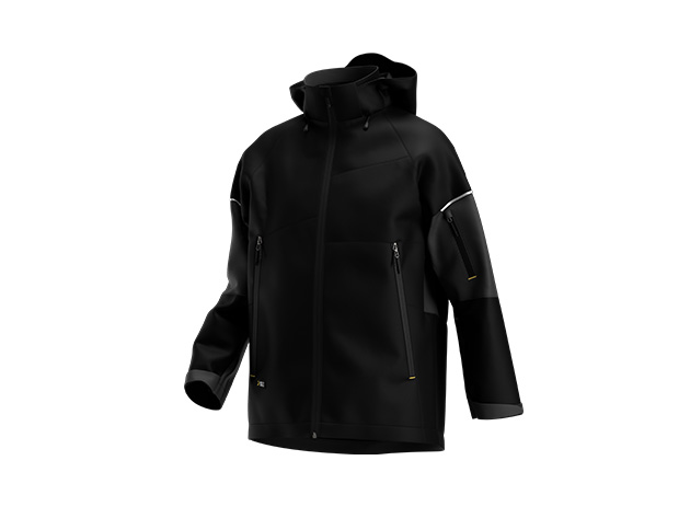 Safety Jogger Kasai Rain Jkt M Black Dark Grey