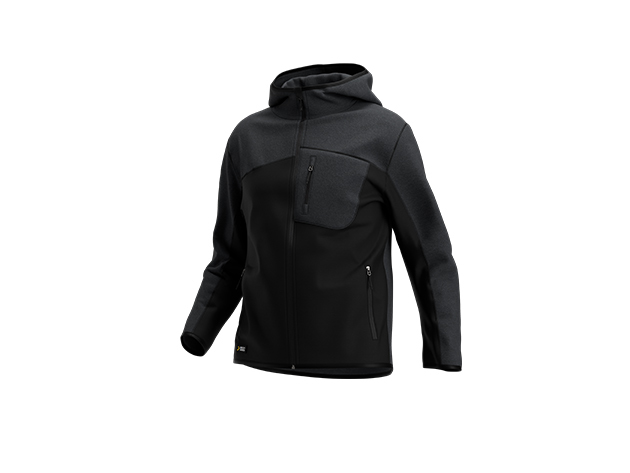 Safety Jogger Oak Hoodie Men Black Dark Grey