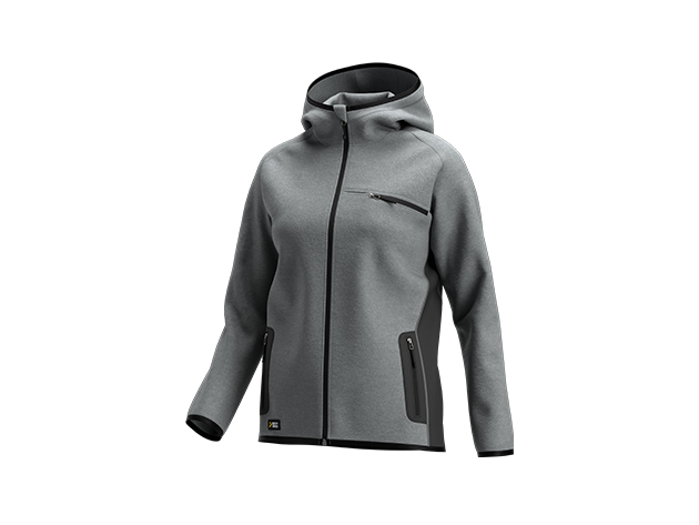 Safety Jogger Oak Hoodie W Light Grey Dark Grey