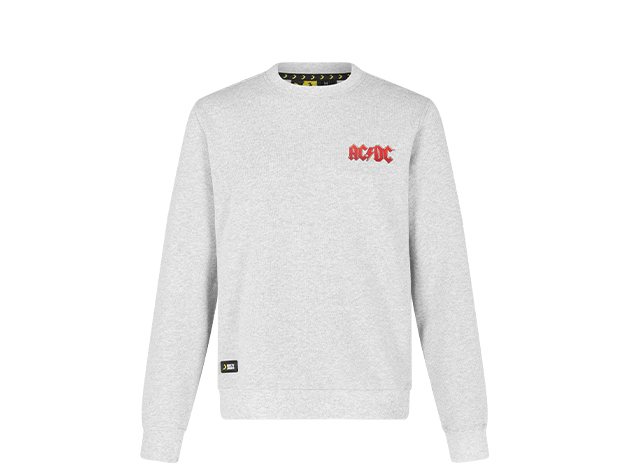 Safety Jogger Acdc Crewneck Light Grey
