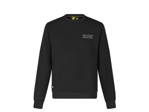 Safety Jogger Acdc Crewneck Black