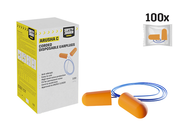 Safety Jogger Arusha Corded 100 Stuks Oordoppen